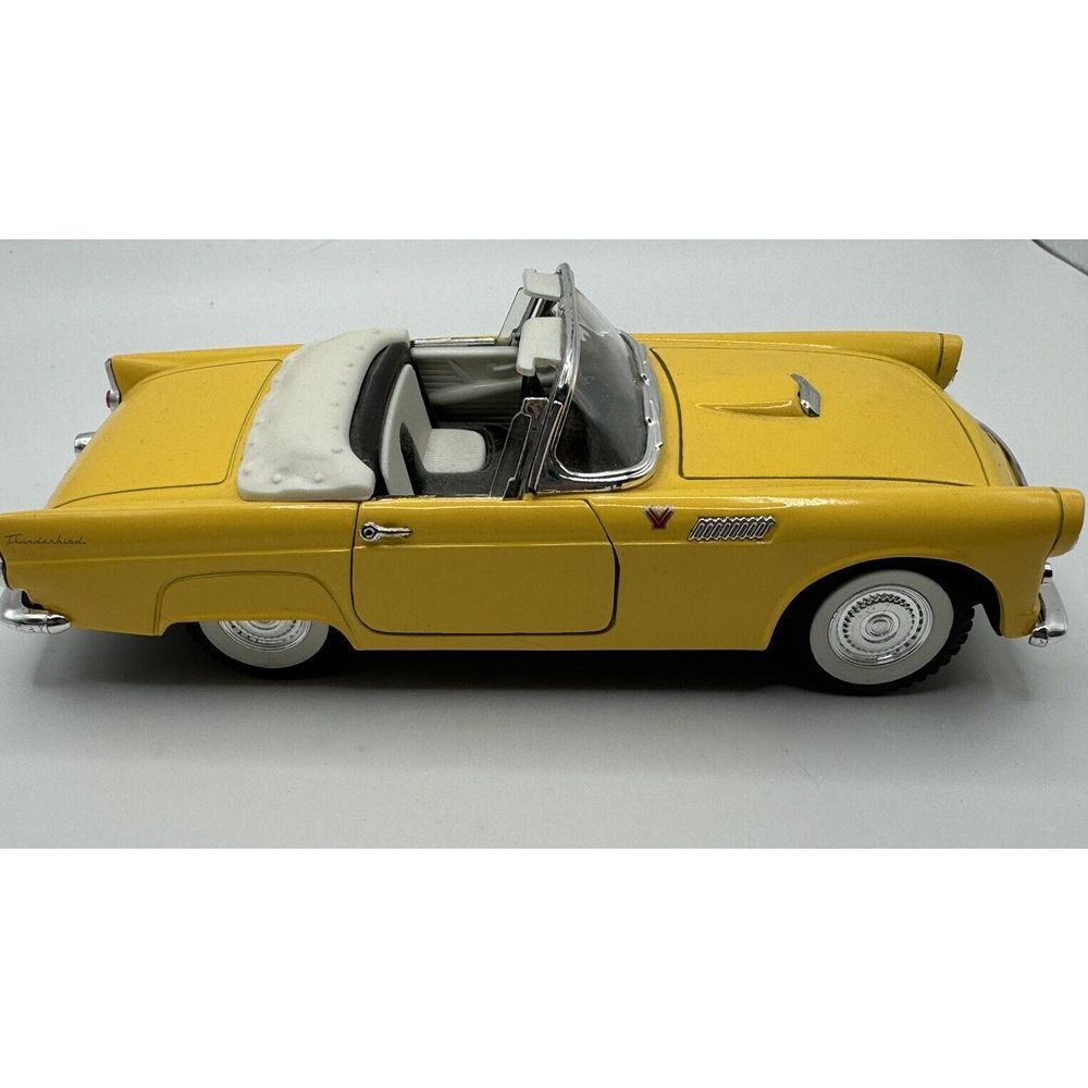 Superior 1955 Ford Thunderbird SS 7714 Yellow 1:24 Scale Car